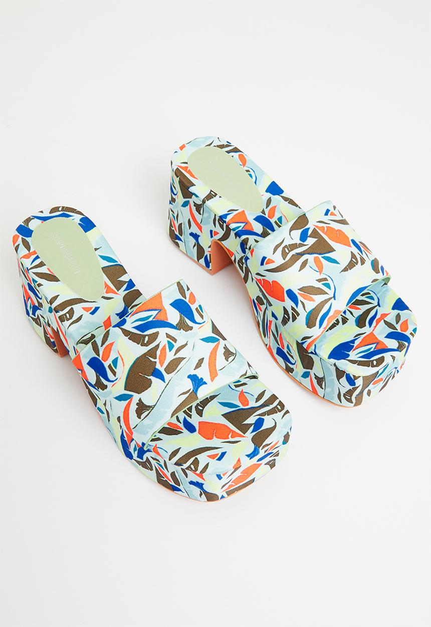 Superbalist - Farah block mule - multi blue