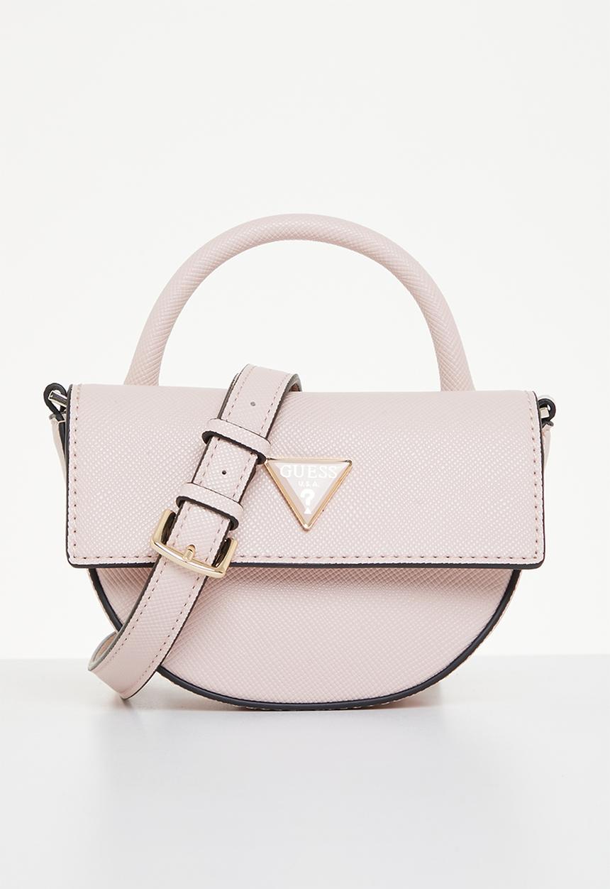 GUESS - Eco ivy mini top handle flap - light rose