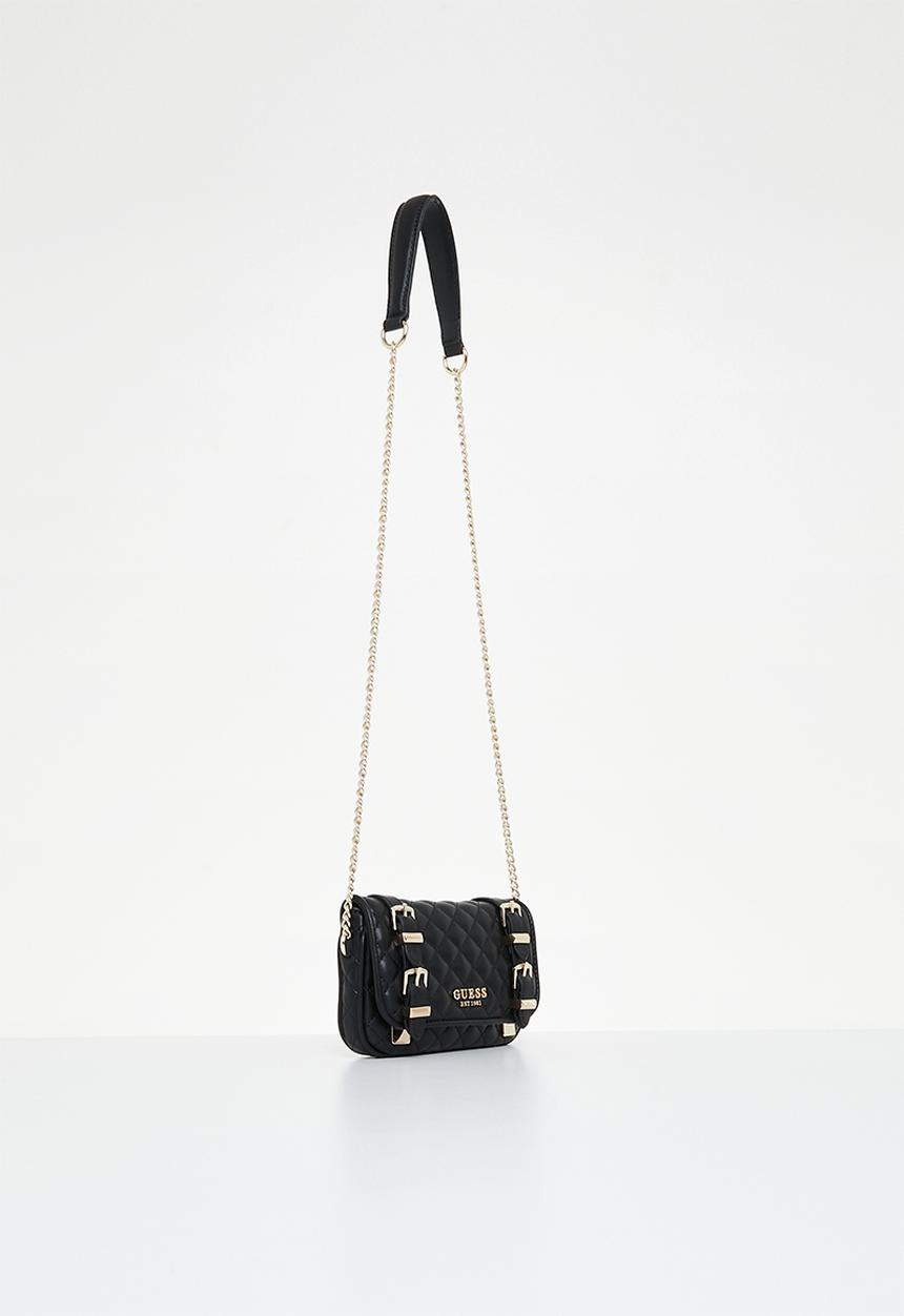 GUESS - Adam mini crossbody flap - black