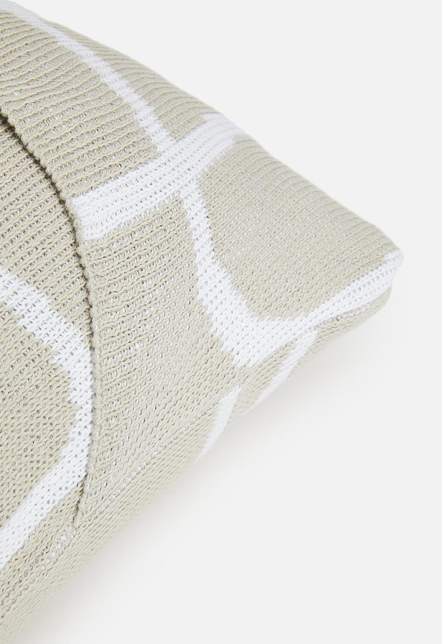Sixth Floor - Spag knit cushion cover - grey