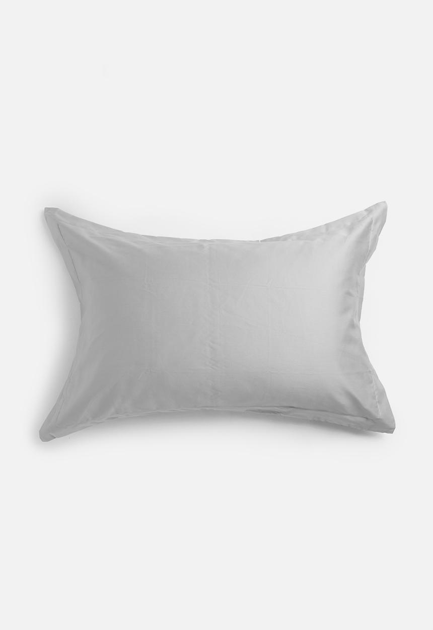 Sheraton Textiles - 400tc Egyptian cotton straight stitch pillowcase - grey 