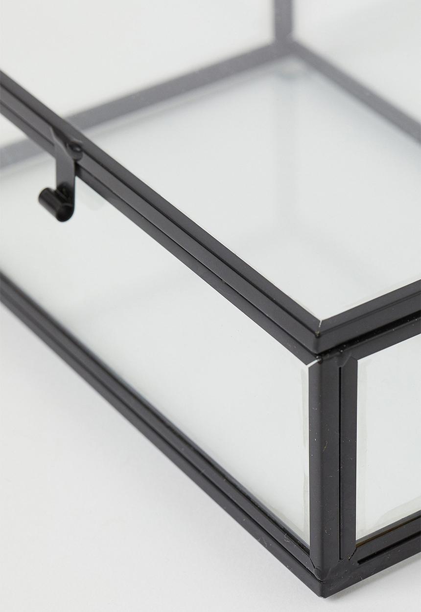 H&M - Clear glass box - black