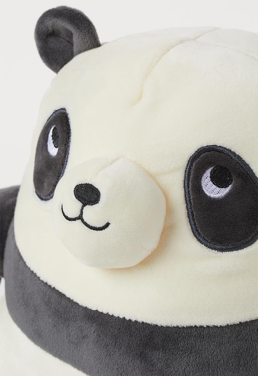 H&M - Extra-soft soft toy - white/black