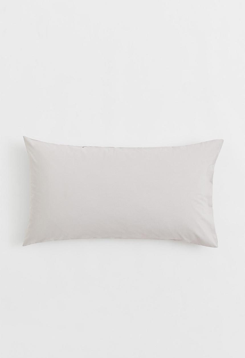 H&M - Cotton pillowcase - grey I