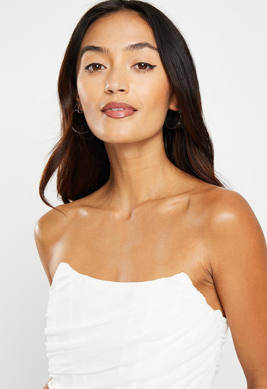 dailyfriday - Mesh corset - white