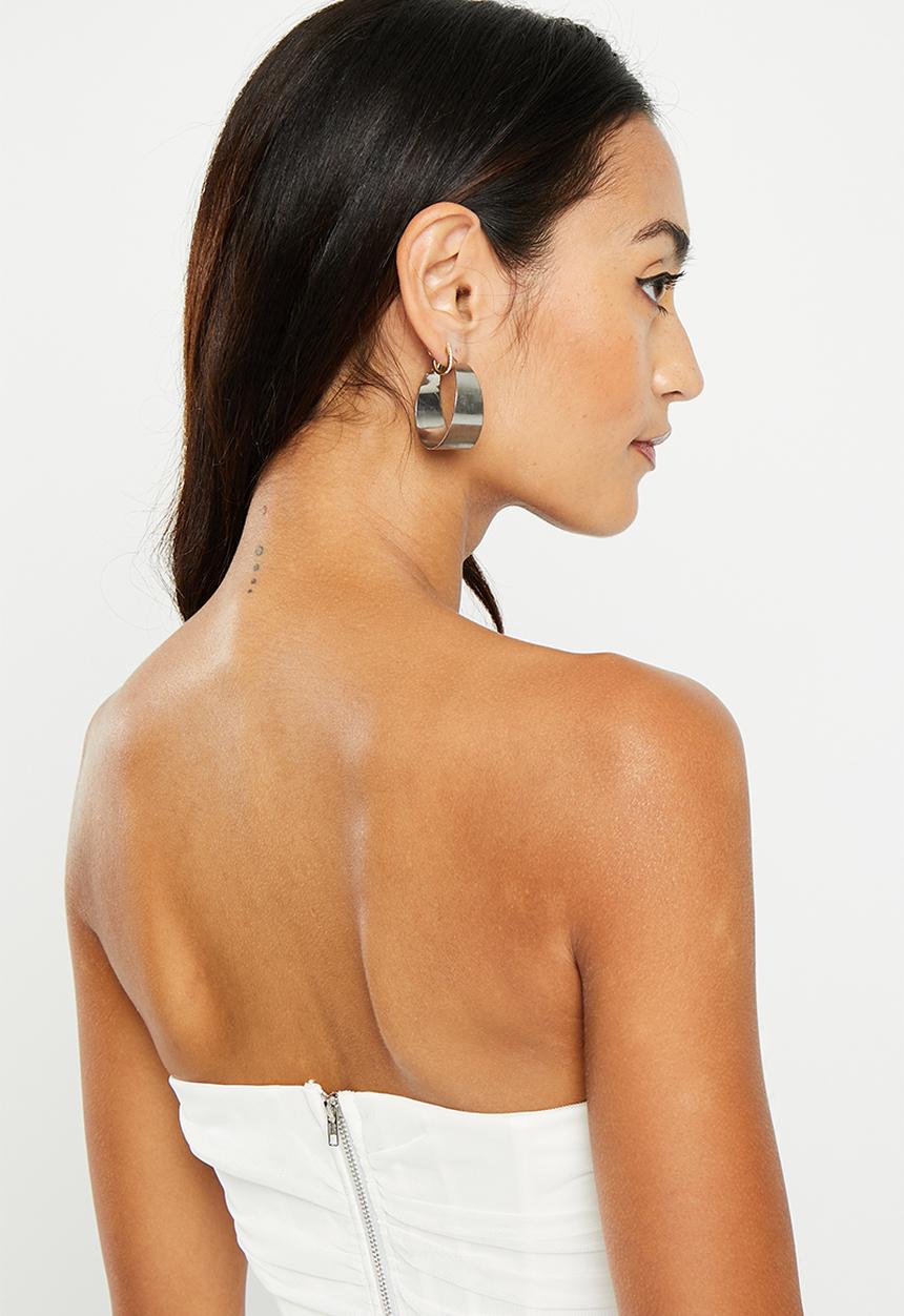 dailyfriday - Mesh corset - white