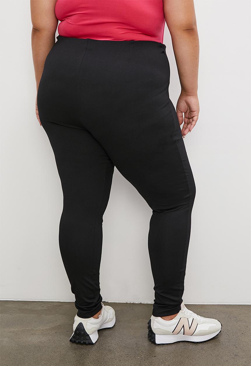 Blake - Zip detail tregging - black