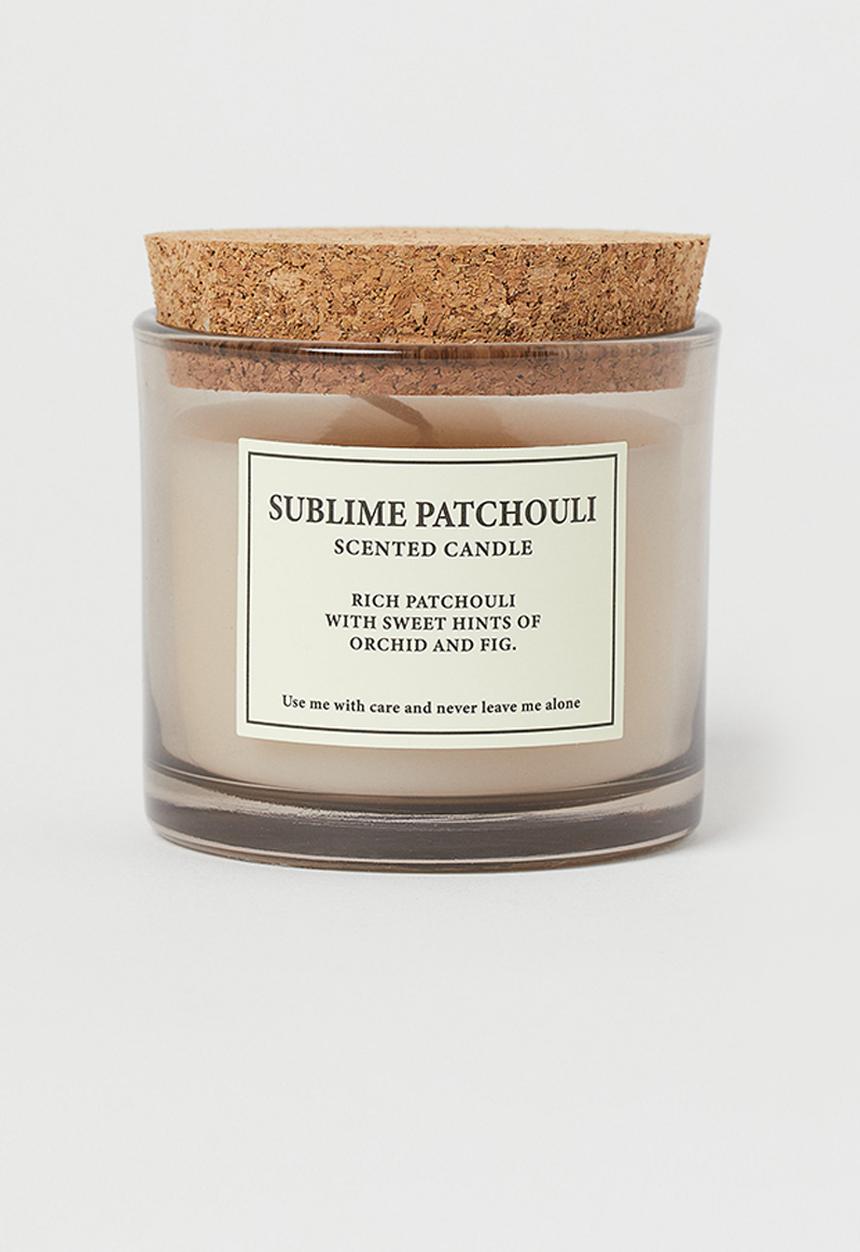 H&M - Cork-lid scented candle - beige