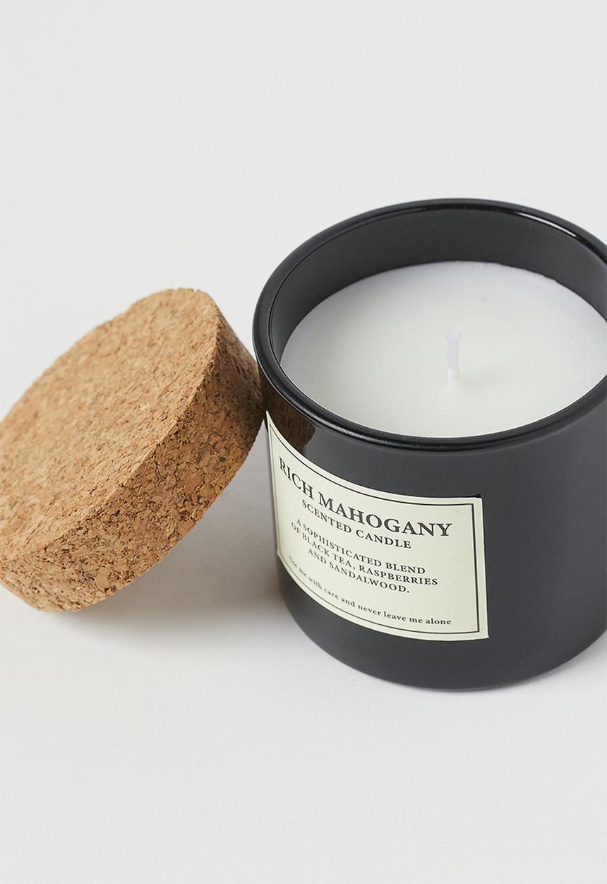 H&M - Cork-lid scented candle - black