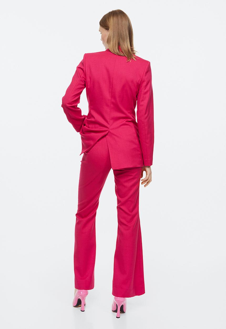 H&M - Flared tailored trousers - cerise