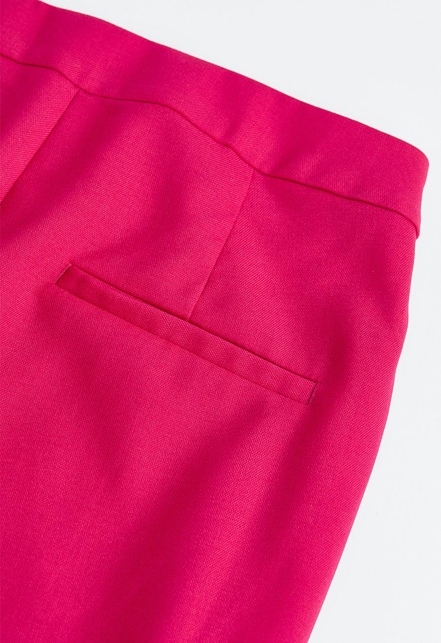 H&M - Flared tailored trousers - cerise