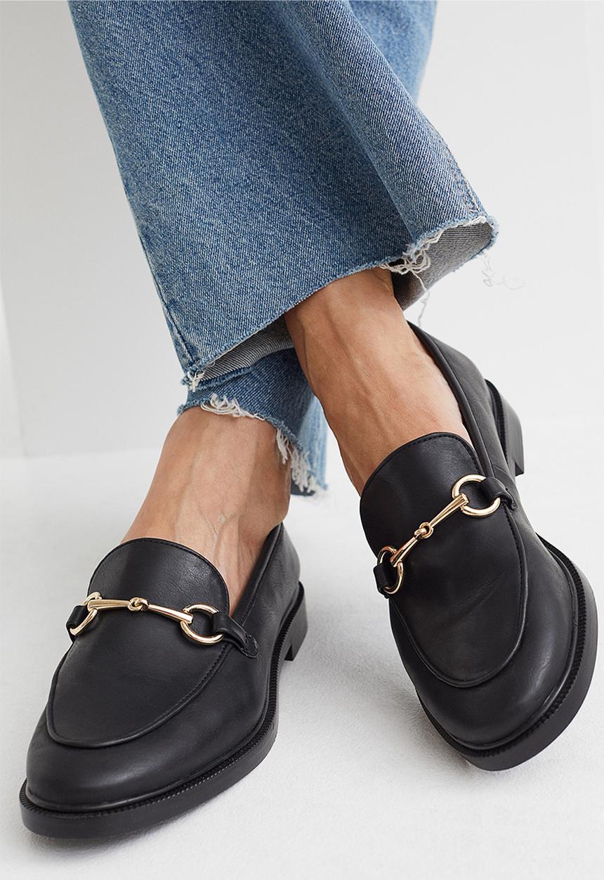 H&M - Snaffle-trim loafers - black