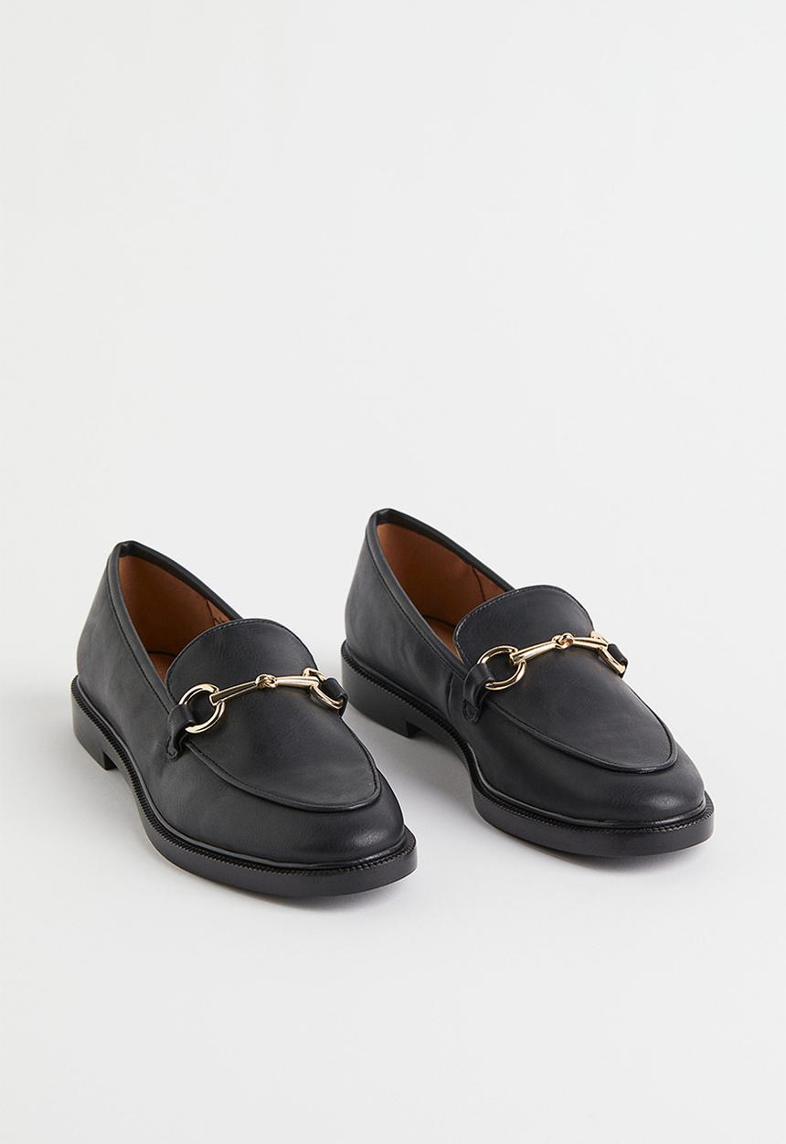H&M - Snaffle-trim loafers - black