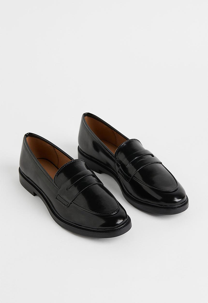 H&M - Snaffle-trim loafers - black 