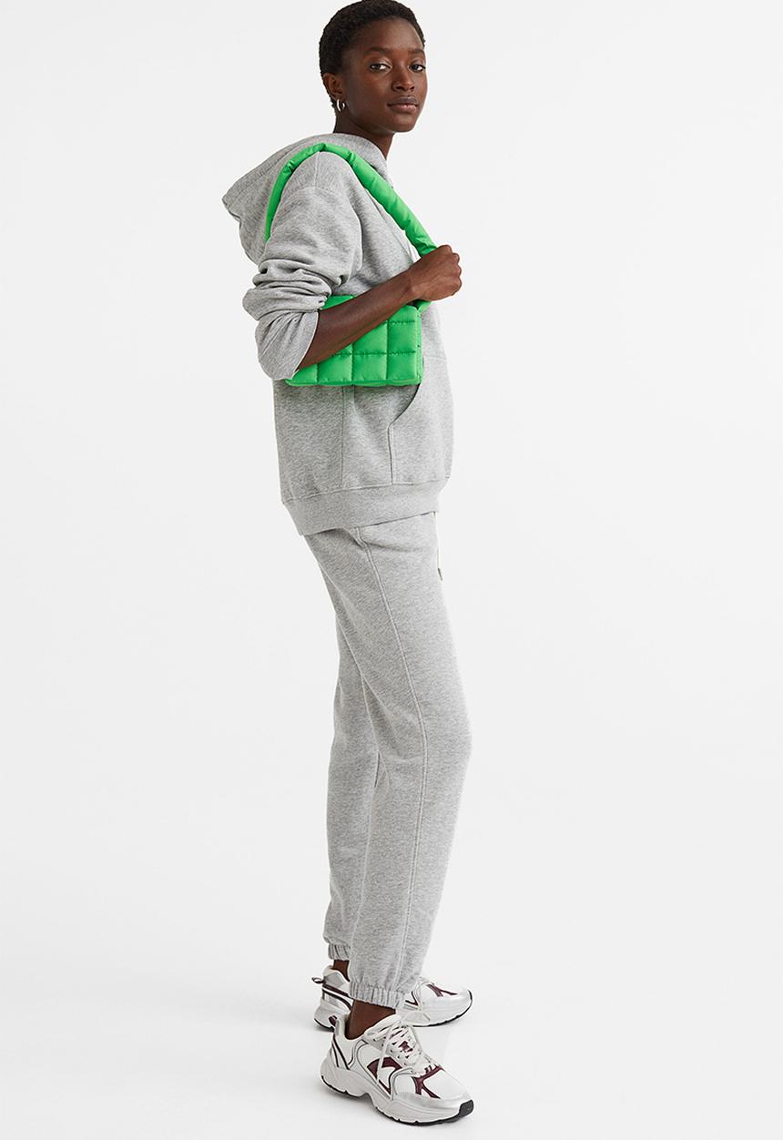 H&M - Hooded top - light grey marl