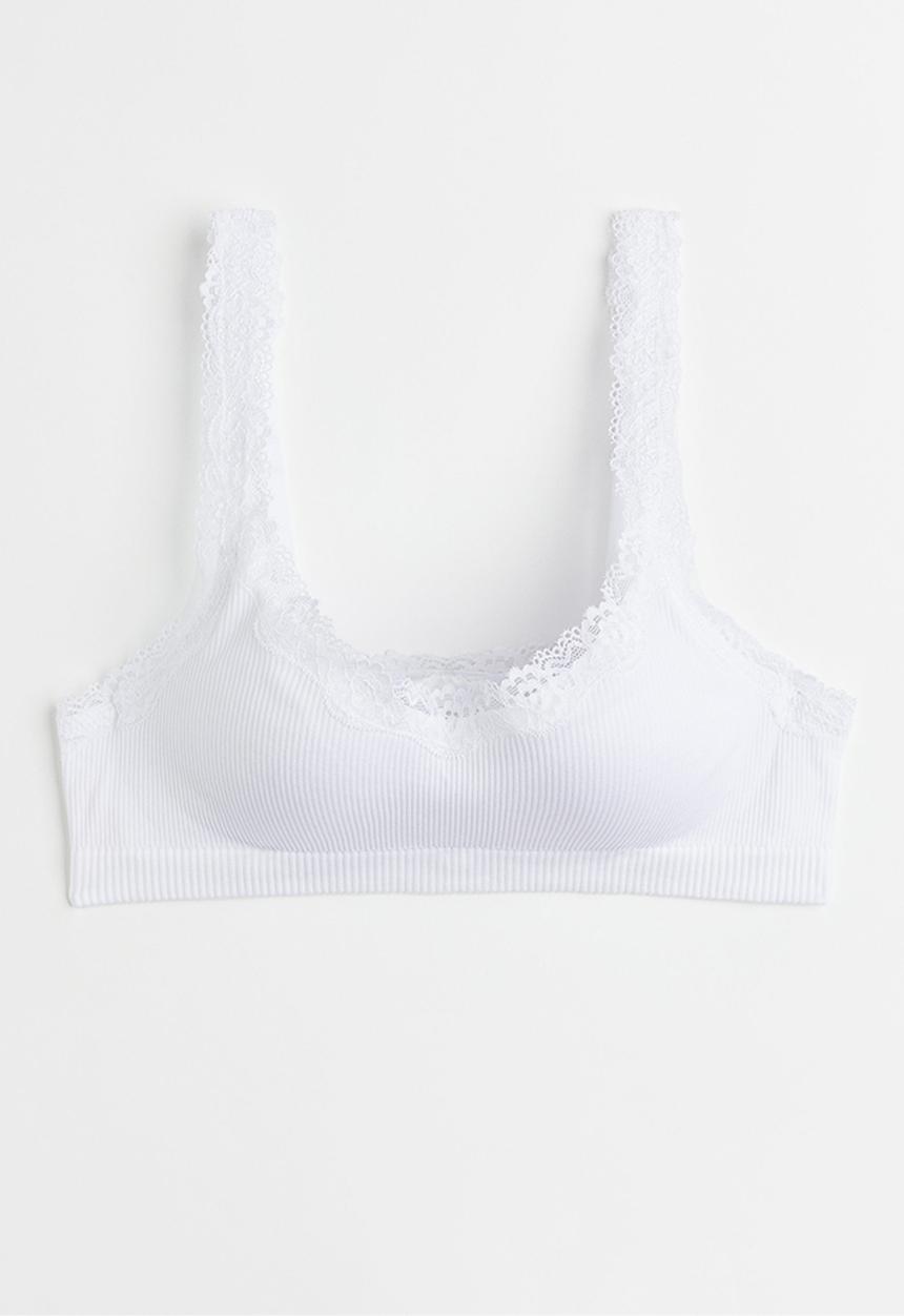 H&M - Seamless push-up bra - white