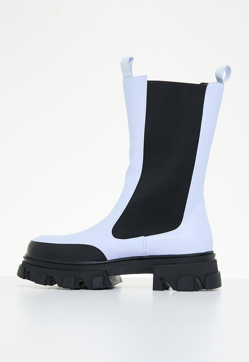 Public Desire - Kira chelsea boot - blue & black