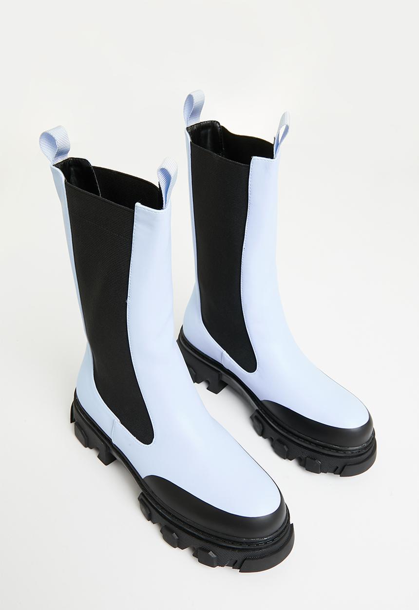 Public Desire - Kira chelsea boot - blue & black