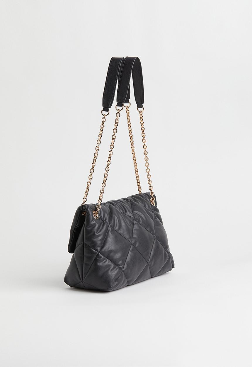 H&M - Quilted shoulder bag - black 