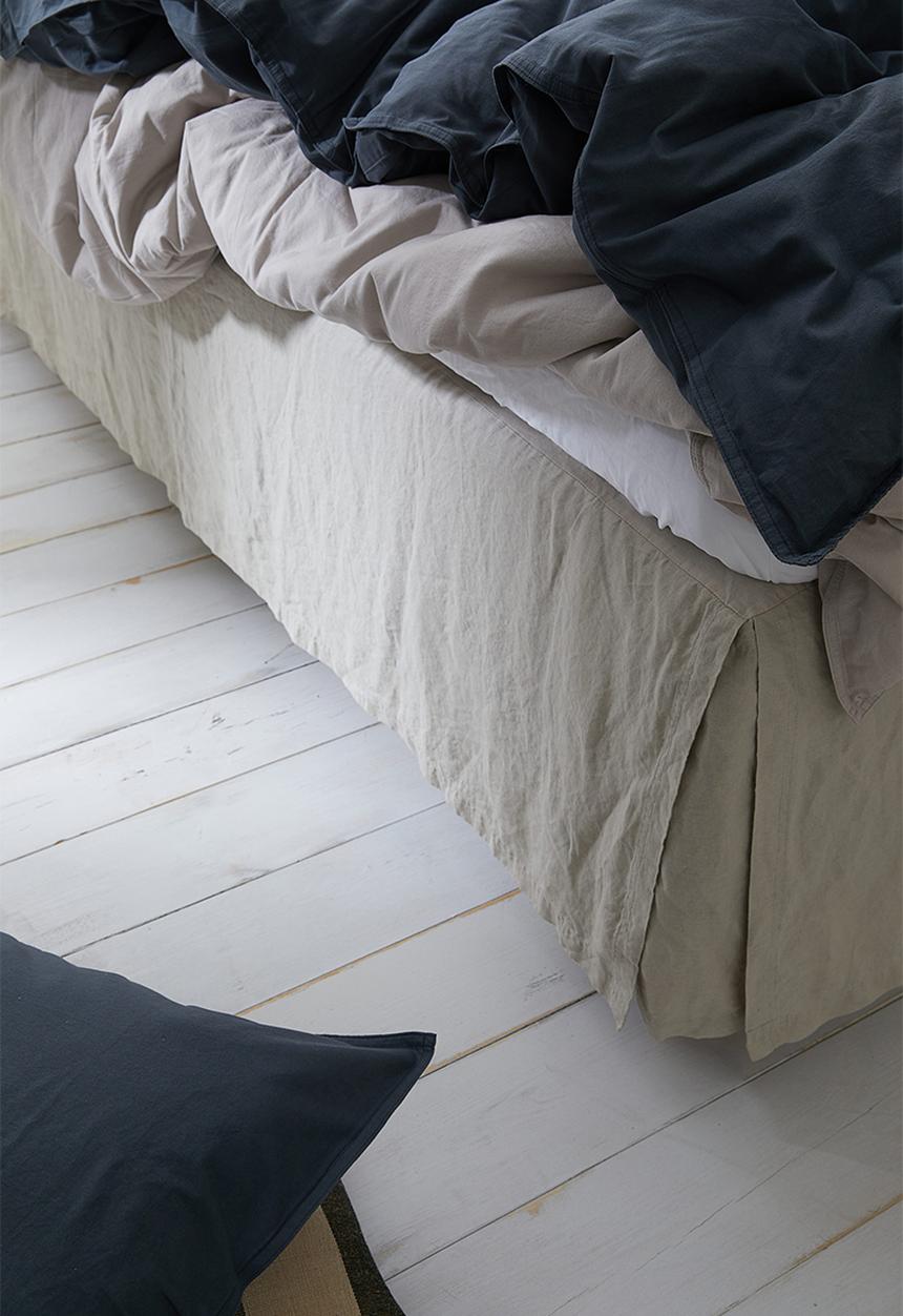 H&M - Double/king size cotton duvet cover set - grey