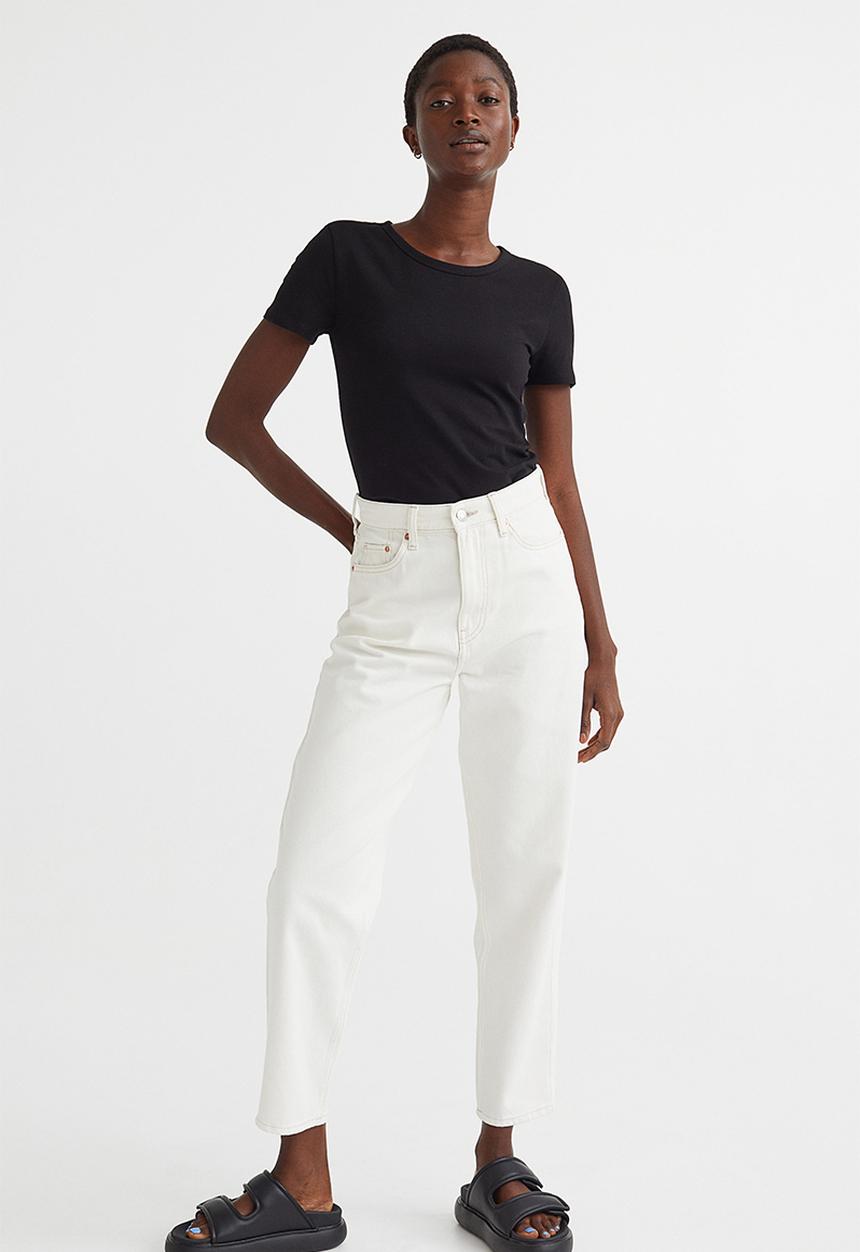 H&M - Jersey top - black