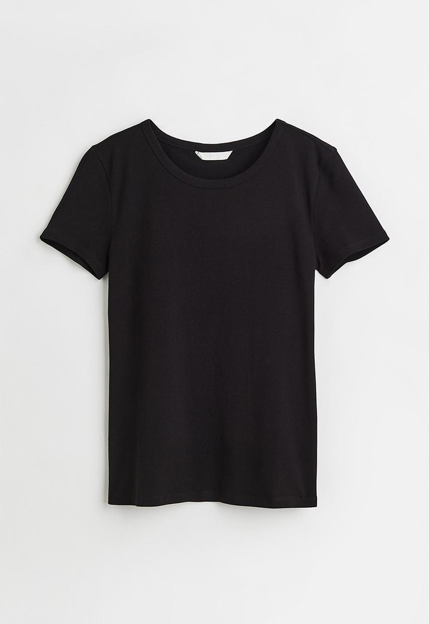 H&M - Jersey top - black