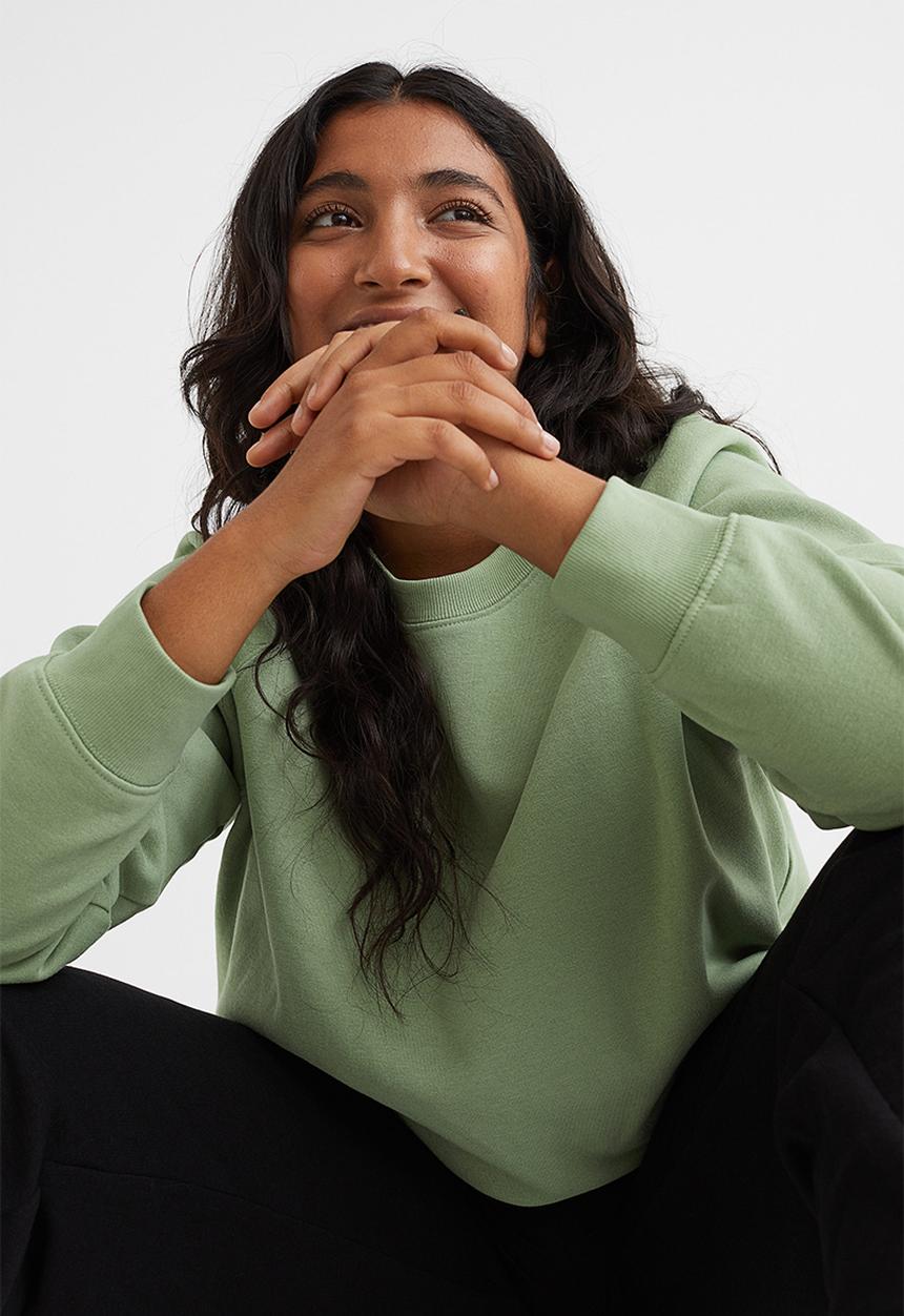 H&M - Sweatshirt - green