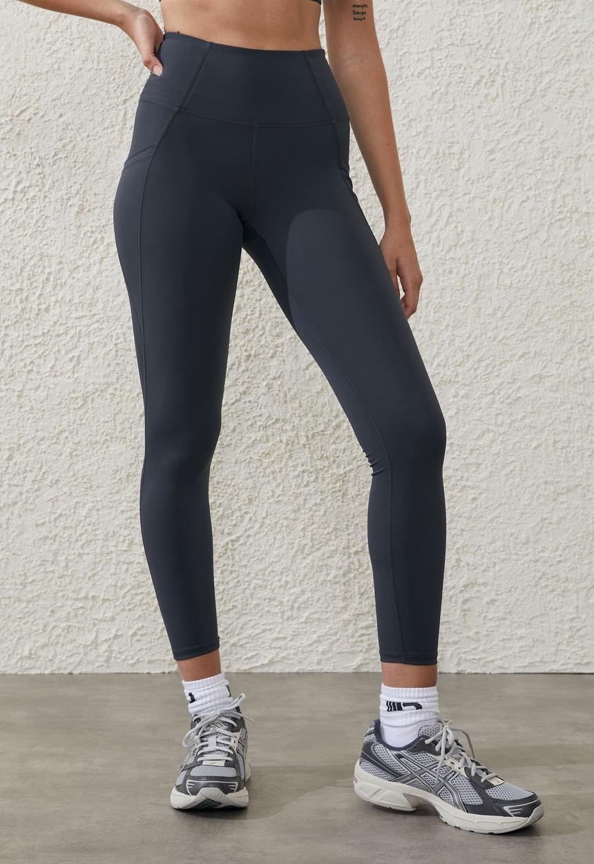 Cotton On - Ultimate booty shaper 7/8 tight - element blue