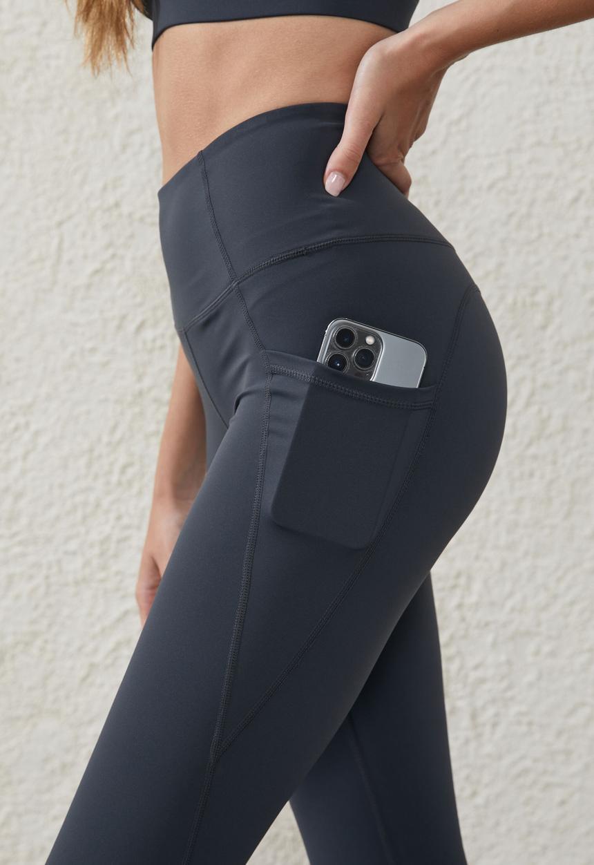 Cotton On - Ultimate booty shaper 7/8 tight - element blue
