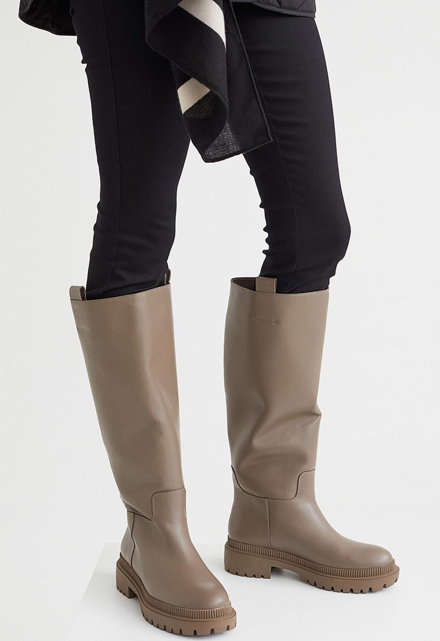 H&M - Knee-high boots - greige
