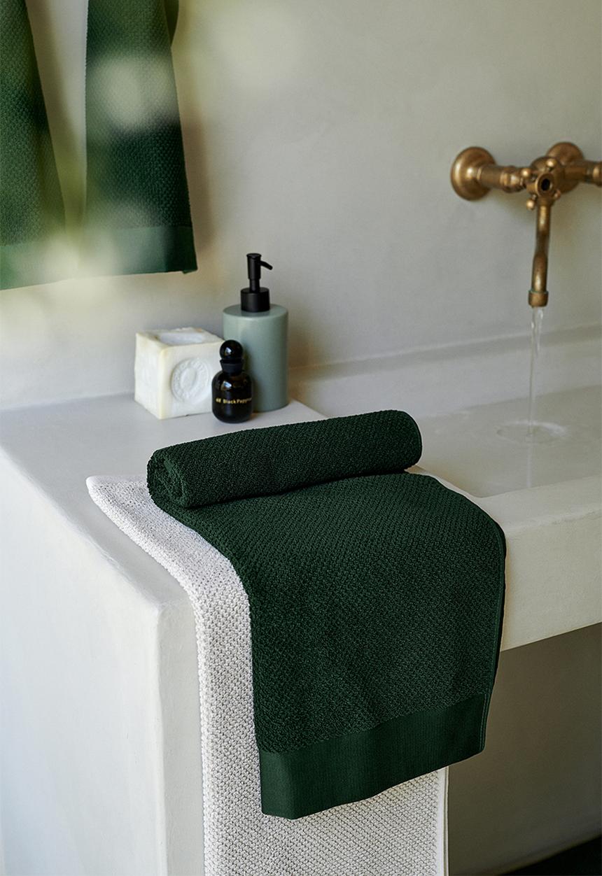 H&M - Cotton terry hand towel - green