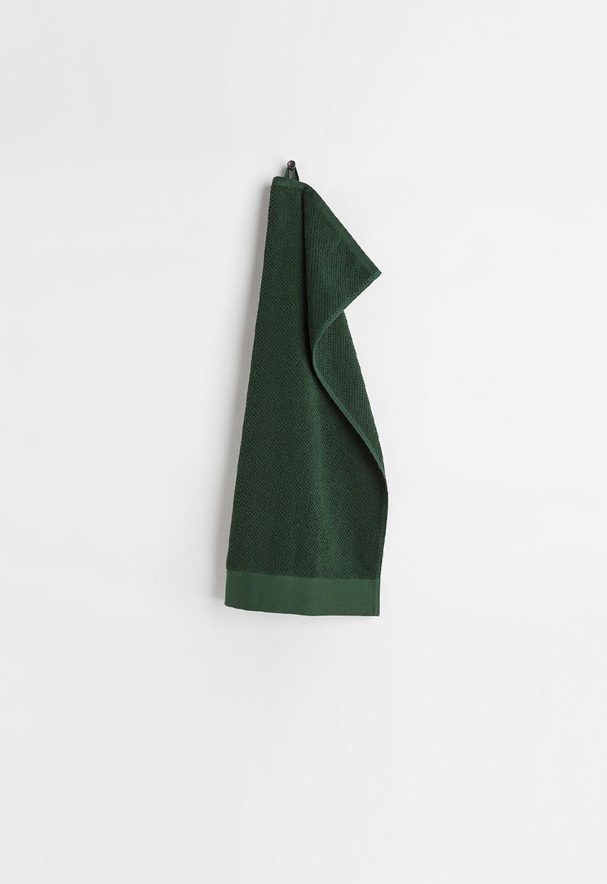 H&M - Cotton terry hand towel - green