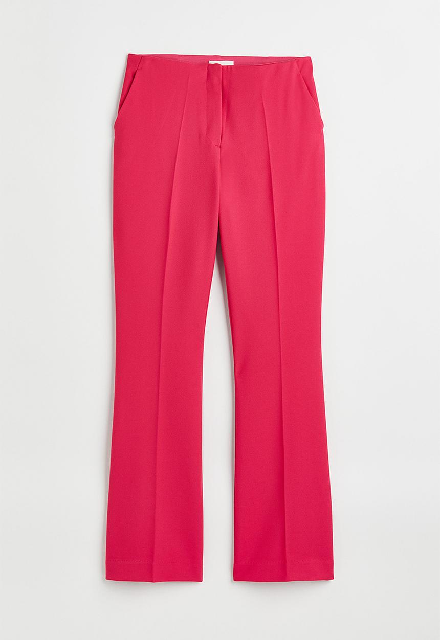 H&M - Flared trousers - cerise