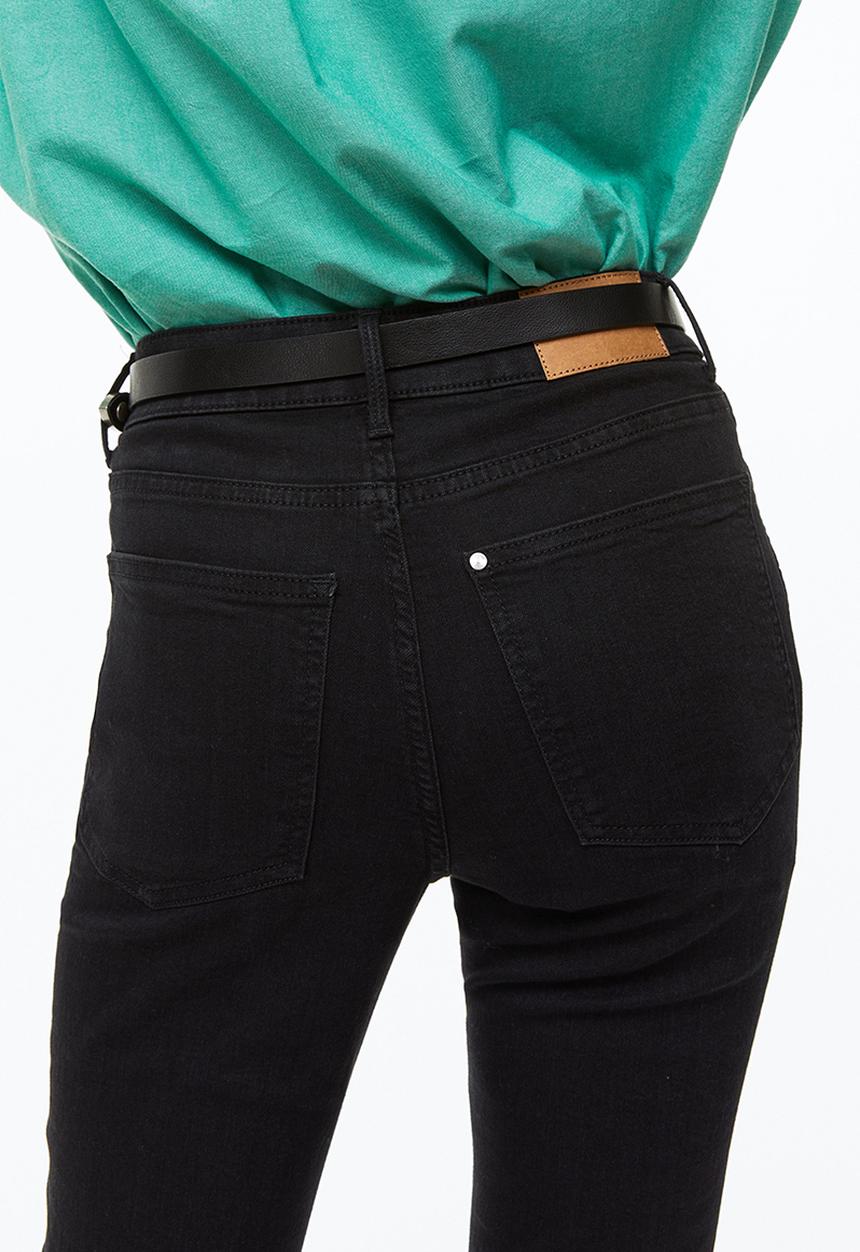 H&M - Skinny high ankle jeans - black
