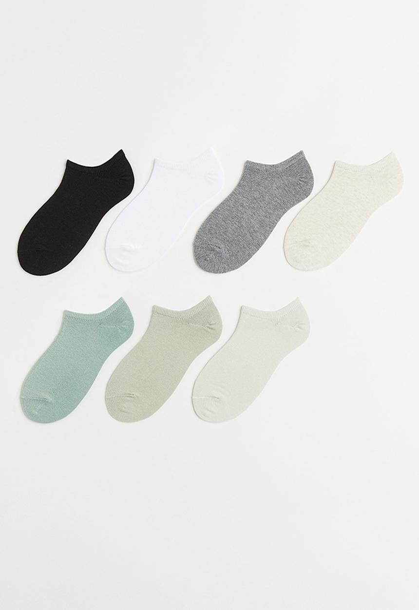 H&M - 7 Pack trainer socks - multi