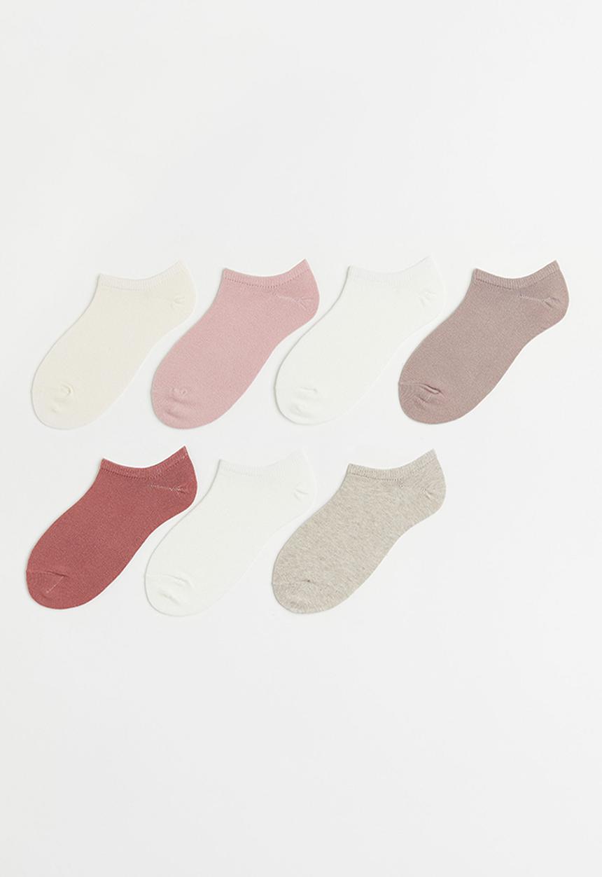 H&M - 7 Pack trainer socks - multi