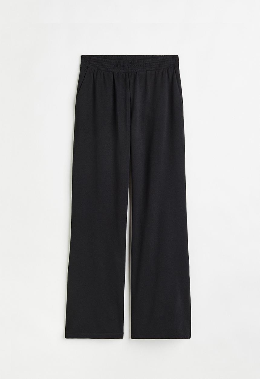 H&M - Straight sweatpants - black