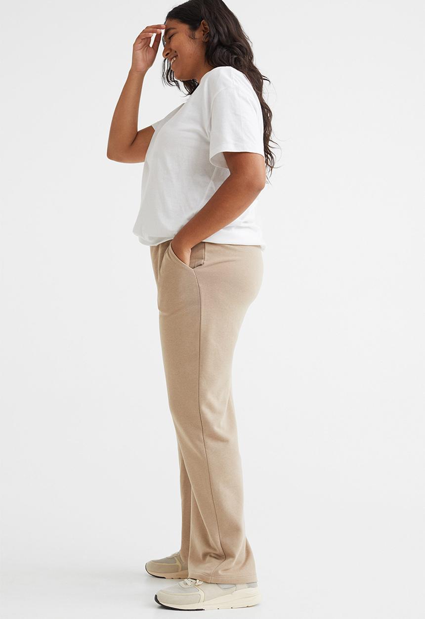 H&M - Straight sweatpants - beige
