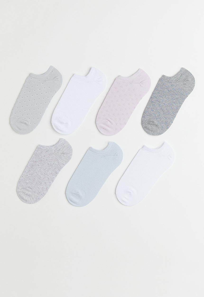 H&M - 7 Pack trainer socks - multi