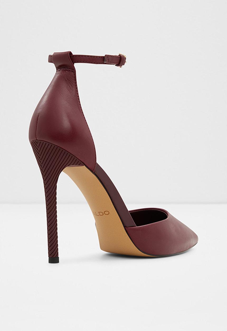 ALDO - Blige leather heel - burgundy