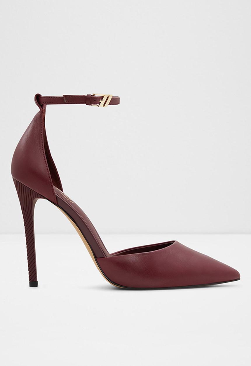 ALDO - Blige leather heel - burgundy