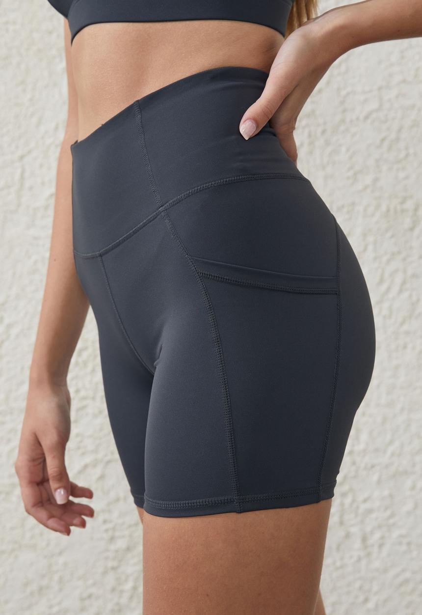 Cotton On - Ultimate booty shaper bike short - element blue