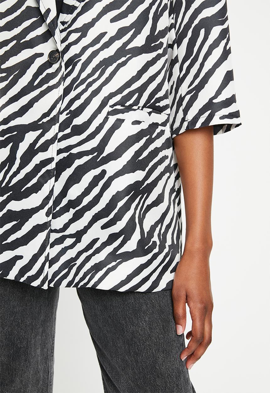 dailyfriday - Blazer - zebra print