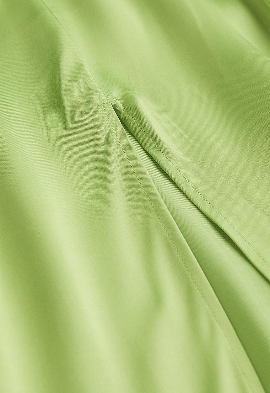 H&M - Viscose skirt - lime green