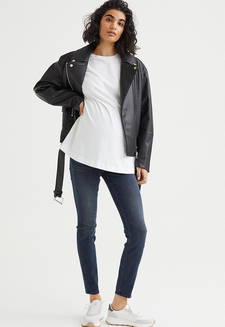 H&M - Mama super skinny jeans - dark denim blue