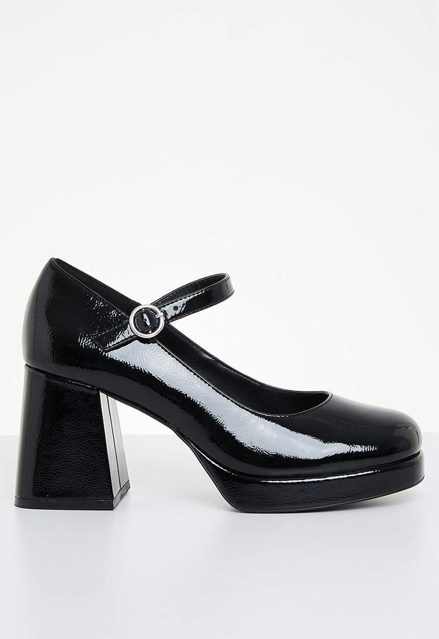 Steve Madden - Mingle block heel - black patent