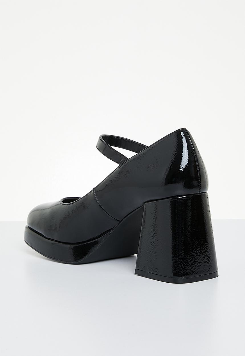 Steve Madden - Mingle block heel - black patent