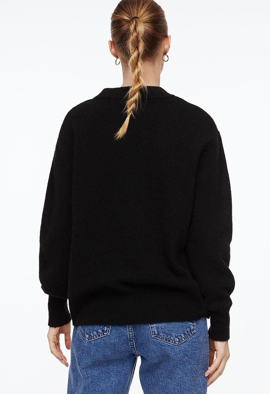 H&M - Knitted jumper - black