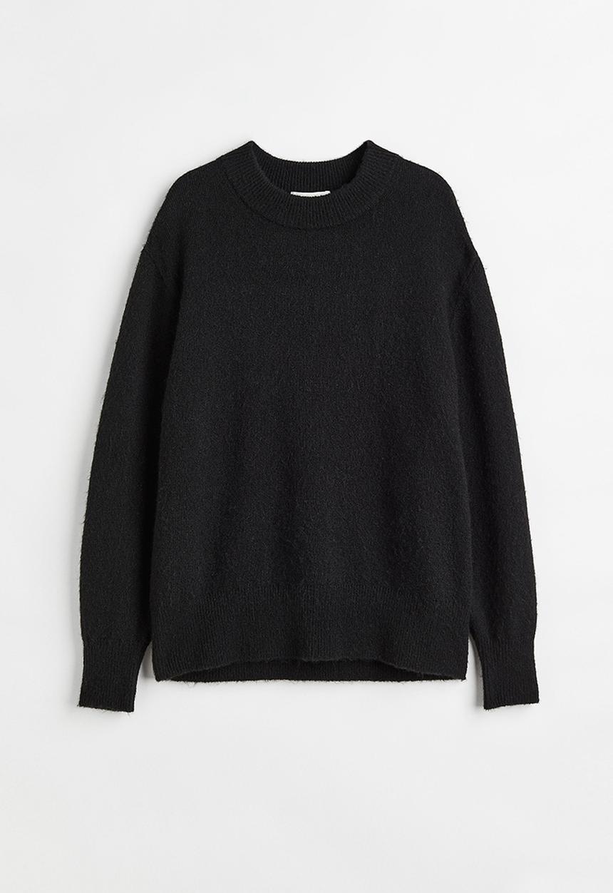 H&M - Knitted jumper - black