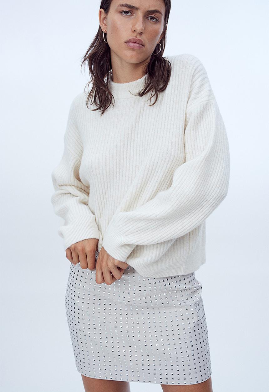 H&M - Knitted jumper - cream